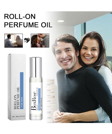 Perfume for Men Valentine's Day Sale Rose Perfume Oil Boxrose Pheromone Perfume for Men Roll on Perfume Oil Portable Perfume for Male (3 Pcs) - Buy Online on GoSupps.com