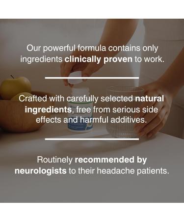 MigraineMD - Natural Migraine Prevention, Headache Relief, CoQ10, Magnesium Glycinate, Melatonin, Vitamin B2, Vitamin D3, 60 Capsules - Buy Online on GoSupps.com