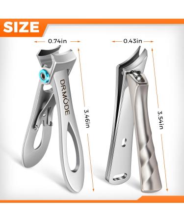 Heavy Duty Nail Clippers for Men - Ultra Sharp Ingrown Toenail Clippers for Thick Nails with Wide Opening - Perfect for Seniors - Buy Online on GoSupps.com