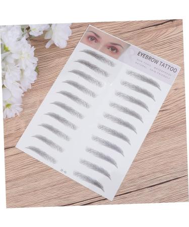 Hemoton 2pcs 3d Eyebrow Stickers Artificial Eyebrow Imitation Eyebrow - Buy Online on GoSupps.com