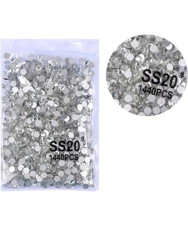 FEIlei 1440Pcs Crystal Flat Back Round Shape Rhinestones Mixed Nail Gems Gemstones Kits - Buy Online on GoSupps.com