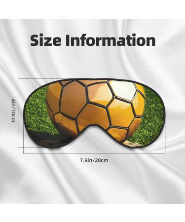 Shop Soccer Print Soft Eye Mask | Perfect for Sleep Travel & Naps Unisex Comfort - Buy Online on GoSupps.com