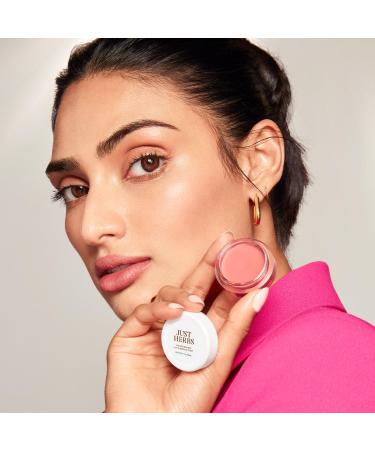 Organic Creamy Matte 3 in 1 Lip & Cheek Tint - SLS Chemical & Paraben Free Blush for Women - 0.14 fl. oz. (Rose Coral) - International Shipping Available - Buy Online on GoSupps.com