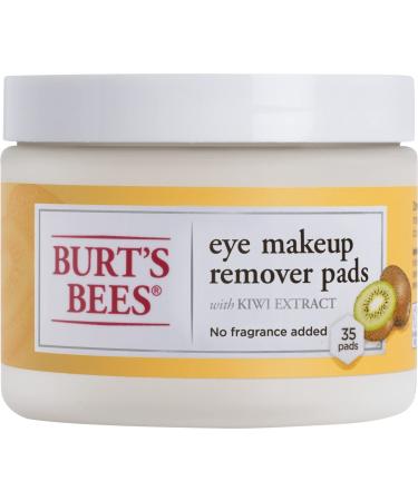 Burts Bees Eye Makeup Remover Pads 2 Tubs of 35 Pads