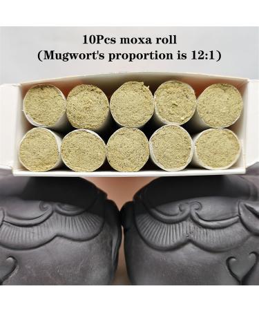 Buy BUNIQ Moxibustion Picks - 10 Pure Moxa Sticks for Pain Relief | International Shipping Available - Buy Online on GoSupps.com