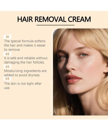  laxreheye Facial Hair Removal Cream Soothing and Nourishing Moisturizing and Soothing Hair Removal Cream | For Upper Lip Chin Daily Use Summer Wedding Beach Gym Teens Brides Models - Buy Online on GoSupps.com