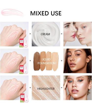 Watermelon Niacinamide Serum - Hydrating & Repair with Hyaluronic Acid Glycerin and Vitamin E - Lightweight Facial Serum & Makeup Primer Liquid Highlighter - Buy Online on GoSupps.com