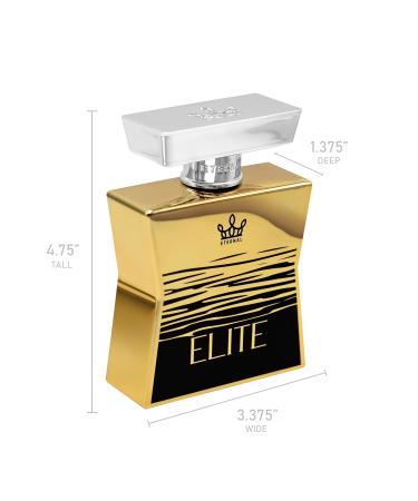 Eternal Elite EDP Inspired by One Million 3.4 oz (100ml) Long-lasting Vegan Clean Ingredients Cologne Spray 2000 sprays per bottle - Buy Online on GoSupps.com