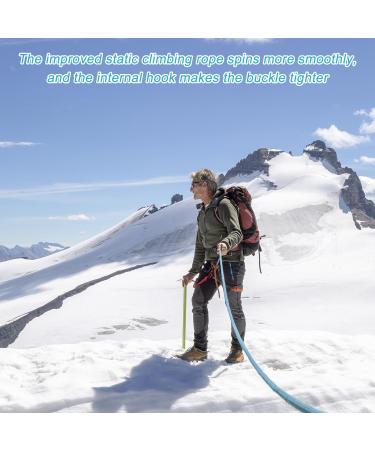 Meyagot 10mm Static Climbing Rope - 20m High-Strength Braided Nylon Rope for Hiking Mountaineering Camping & Fire Rescue - Buy Online on GoSupps.com