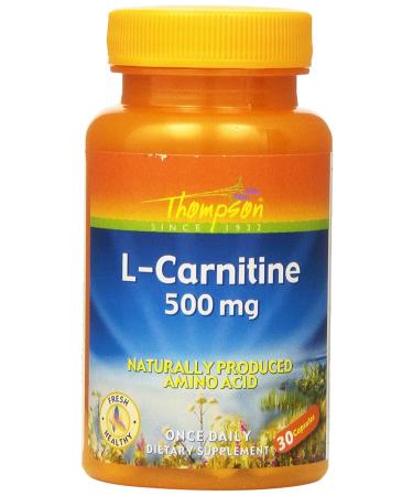 Thompson L-Carnitine Capsule (Btl-Plastic) 500mg 30ct