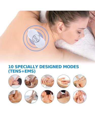 Tens Unit Muscle Stimulator - Portable Pain Relief Device | FSA HSA Eligible | Mini Massager for Back Neck & Cramps Relief - Buy Online on GoSupps.com