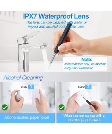 Boohaab Ear Wax Removal Kit with 1296P HD Camera - Visual Ear Cleaner Tool for Kids, Adults, and Pets - Compatible with iOS & Android - Buy Online on GoSupps.com