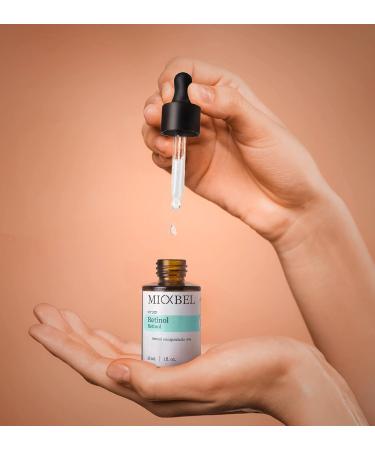 MIOXBEL Face Serum Retinol Encapsulated 4% | Retinol Serum for Tight and Smooth Skin | Repairs Skin and Reduces Wrinkles Scars and Dark Spots | Anti-Ageing Repair Serum 30 ml - Buy Online on GoSupps.com