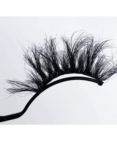 2Pair 28-30mm Long Mink Fur Handmade False Eyelashes - Fashion Fluffy Mink Lashes - Buy Online on GoSupps.com