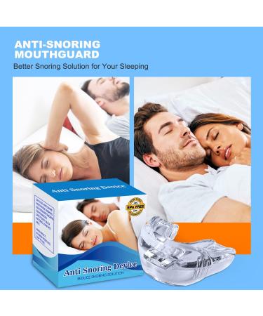 Psinzmk Anti-Snoring Mouth Guard - Comfortable Snoring Solution for Men/Women - Stop Snoring and Improve Sleep Quality - Anti-Snoring Device - Buy Online on GoSupps.com