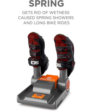 Unisex Force Dry Sport-Digital Shoe Dryer | Gray Orange | Universal Fit - Buy Online on GoSupps.com