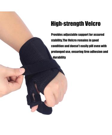 Ergonomic Thumb Brace - Upgraded Splint for Pain Relief | Universal Fit for Right & Left Hand | Comfortable Thumb Support for Rapid Recovery (Black - Buy Online on GoSupps.com