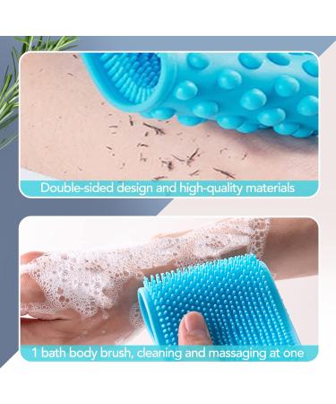 Silicone Back Scrubber for Shower | Back Brush & Massage Shower Scrub for Exfoliation - Buy Online on GoSupps.com