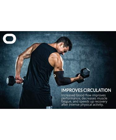 Elbow Brace Compression Sleeve (1 Pair) - Instant Arm Support Elbow Sleeves for Tendonitis  Arthritis  Bursitis  Golfers & Tennis Elbow Brace  Treatment  Workouts  Weightlifting  Pain Relief  Recovery Medium (11.0-12.5") E - Buy Online on GoSupps.com