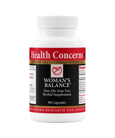 Health Concerns Woman's Balance - PMS Relief & Support Supplement for Women - Large 90 Capsules 90 Count (Pack of 1)