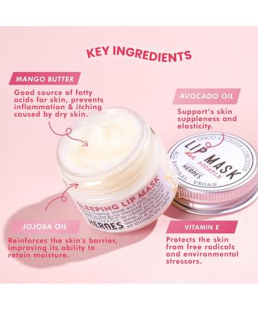 100% Natural Vegan Lip Scrub & Mask Set - Coconut Exfoliator for Chapped Lips | Gentle Sugar Polish Gift Set - Buy Online on GoSupps.com
