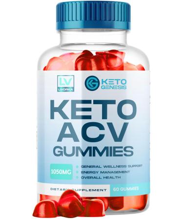 Keto Genesis Keto ACV Gummies Advanced Weight Loss Genesis Keto Ketogenesis Keto+ACV Gummies Keto Genesis Keto Genesis Gummies Ketogenesis Keto Plus ACV Gummy Supplement 1050mg 1 Month 60 Count (Pack of 1)