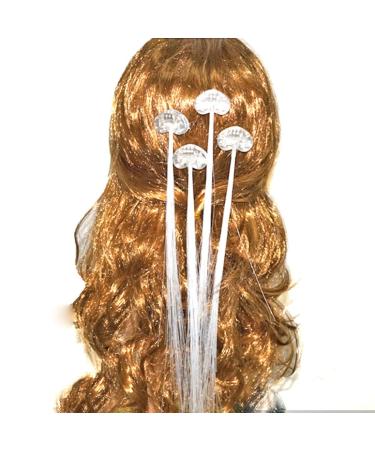 30 Pack LED Fiber Optic Hair Barrettes - Light-Up Extensions for Party, Festival, Concerts - Buy Online on GoSupps.com