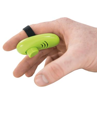 LMS Trading Finger Clicker green ergonomically shaped clicker with soft silicone ring to attach to the finger - Buy Online on GoSupps.com