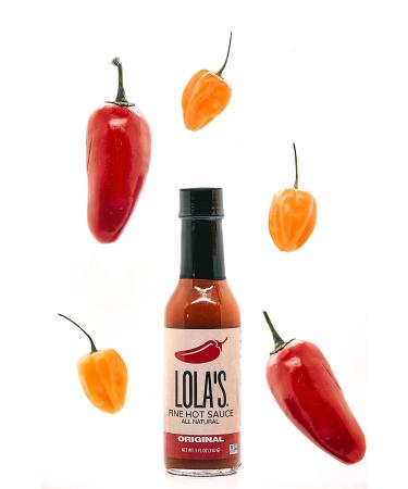 Lolaâ€™s Fine Hot Sauce - Original | All-Natural, Gluten-Free, Keto | 5 Fl Oz Family Recipe - Buy Online on GoSupps.com