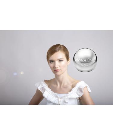 Royal Cells Vitality Day Cream | Day Cream | Face Neck and Neckline | With Hyaluronic Acid and Caviar Powder | Regenerates protects tones and moisturizes the skin | Made in Italy - Buy Online on GoSupps.com
