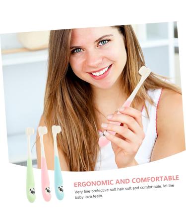 JE COMPRIS 3ST Travel Toothbrush for Children - Manual Mini Cleaning Brush & Accessories for Toddler Girls - Buy Online on GoSupps.com