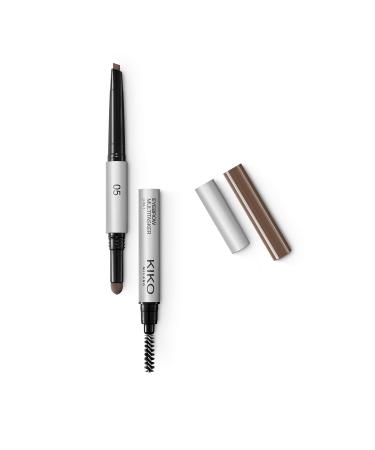 KIKO Milano Eyebrow Multitasker 3-In-1 - 05 | 3-in-1 Eyebrow Set 05 Deep Brunettes_Old - Buy Online on GoSupps.com