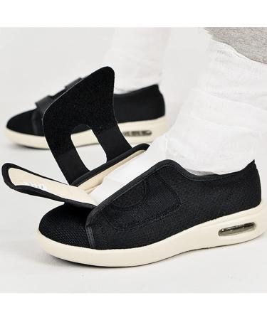Women's Winter Diabetic Shoes 7.5 Black - Ideal for Diabetes, Edema, and Swollen Feet Post-Surgery - Buy Online on GoSupps.com