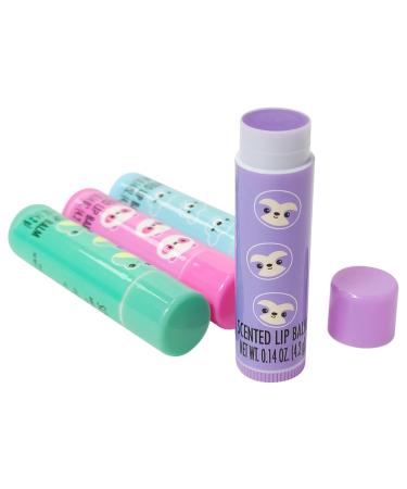 LUV HER Lip Balm Set Pack of 4 - Tinted Lip Balm with Playful Colors and Flavors - Perfect Girls Makeup Accessory - Ideal for Dry Weather Protection Ages 3+ - Buy Online on GoSupps.com