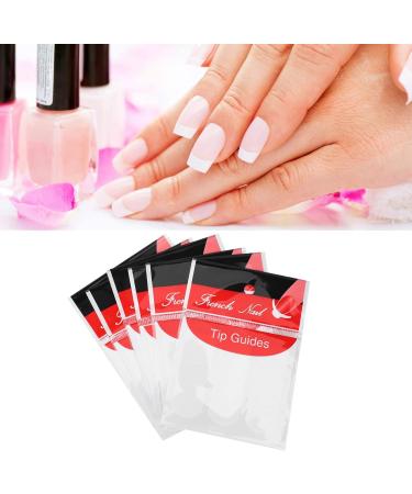 GRARRO 6 Pack Of 48 Nail Art French Manicure Tip Guides Stickers - Buy Online on GoSupps.com
