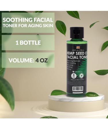 EZGOODZ Soothing Facial Toner for Aging Skin - Vegan Alcohol-Free Acne Toner | All Natural Anti-Aging Skin Care for Women - 4 OZ - Buy Online on GoSupps.com