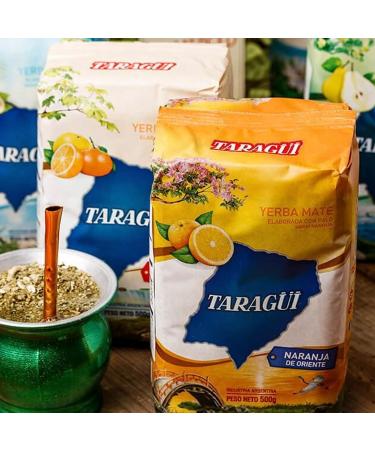 Taragui Yerba Mate Tea Naranja de Oriente 500g - Authentic Argentine Detox & Energy Drink | 12-Month Ripening - Buy Online on GoSupps.com