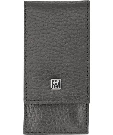 ZWILLING 3 Piece Cowhide Leather Nail Care Pedicure Set with Press Stud and Nail Scissors Anthracite - Buy Online on GoSupps.com