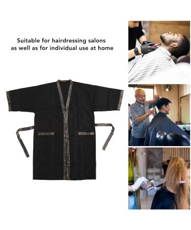 Sonew Haircut Gown with Pocket | Professional Barber Uniform & Short Sleeve Hair Grooming Clothes for Beauty Salon - International Shipping Available - Buy Online on GoSupps.com