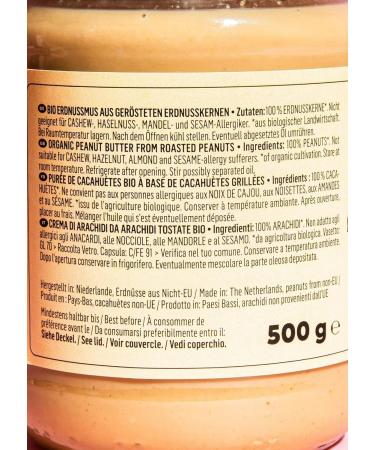 KoRo - Pur e de cacahu te bio 2 x 500 g - Qualit bio - Sans additifs - Dans un lot pratique de deux 500 g (Lot de 2) - Buy Online on GoSupps.com