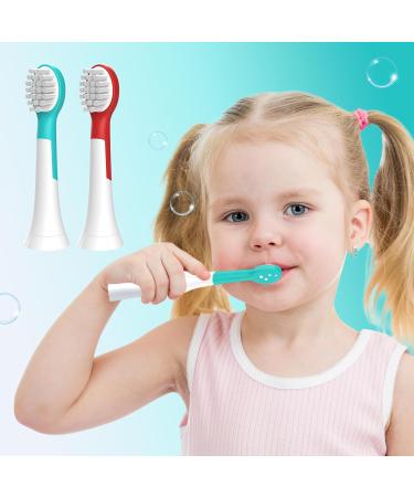 4X Mini Kids Sonicare Toothbrush Replacement Heads | Soft Hair for 3-7 Years Old | Compatible with Philips Sonicare Models HX6322 HX6312 HX6032/05 HX6340 HX6042 - Buy Online on GoSupps.com