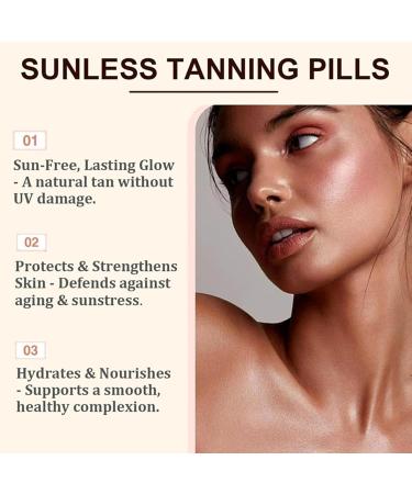  Generisch Self-tanning drops - Ready-to-use drinkable tanning drops for men 60ml. Convenient tanning solution for travel outdoor holidays and on-the-go use. - Buy Online on GoSupps.com