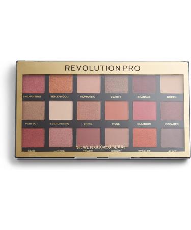 Revolution Beauty London Revolution Pro Regeneration Eyeshadow Palette Iconic Lustre 18 Shades 14.4 g Iconic Lustre 1 count (Pack of 1) - Buy Online on GoSupps.com