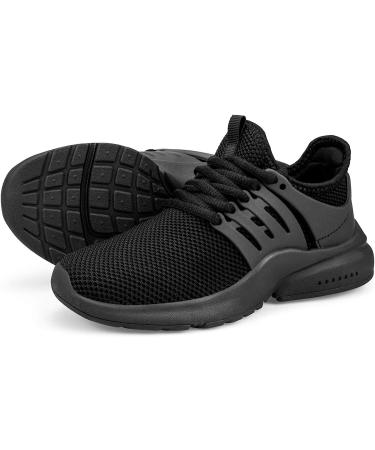 Troadlop Kids Sneaker - Lightweight Breathable Running Shoes for Boys & Girls - Size 3 Big Kid - Black - Buy Online on GoSupps.com