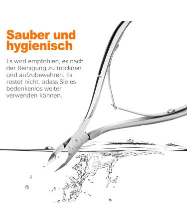 OioTuyi Professional Cuticle Nippers Extra Sharp Ergonomic Design Plastic-Free - Buy Online on GoSupps.com