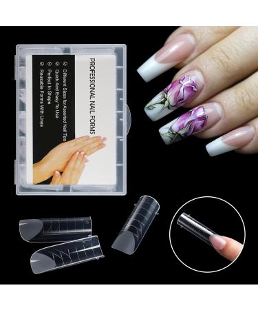 BNG Dual Nail Forms 120 Pcs - Professional Gel Nail Extension Mold for Quick Building and Full Cover Acrylic Nails - Buy Online on GoSupps.com