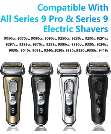 94M for Braun Series 9 Electric Shaver Replacement Head Accessories - Compatible with Series 9 Pro and Series 9 Electric Shavers 9291cc 9296cc 9465cc 9477cc 9460cc etc by Models - Buy Online on GoSupps.com