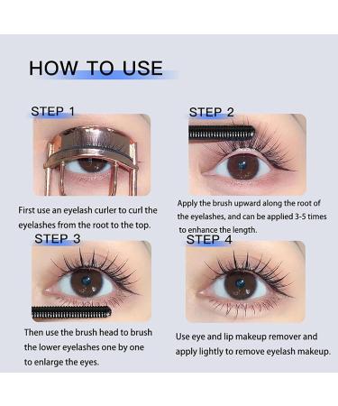 Jade Rosebury Iron Wand Mascara Styledchic Iron Wand Mascara Iron Wand Mascara Lengthening Curling Mascara Metal Wand Washable Metal Rod Mascara 3D Curling Eyelash Iron Mascara (Classic Black) - Buy Online on GoSupps.com