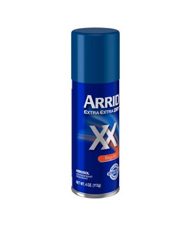 Arrid XX Extra Extra Dry Aerosol Antiperspirant Deodorant Regular 4 oz. Regular 4 Ounce (Pack of 1) - Buy Online on GoSupps.com