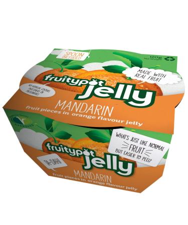 Fruitypot Mandarin Segments in Jelly Pots - 18x120g